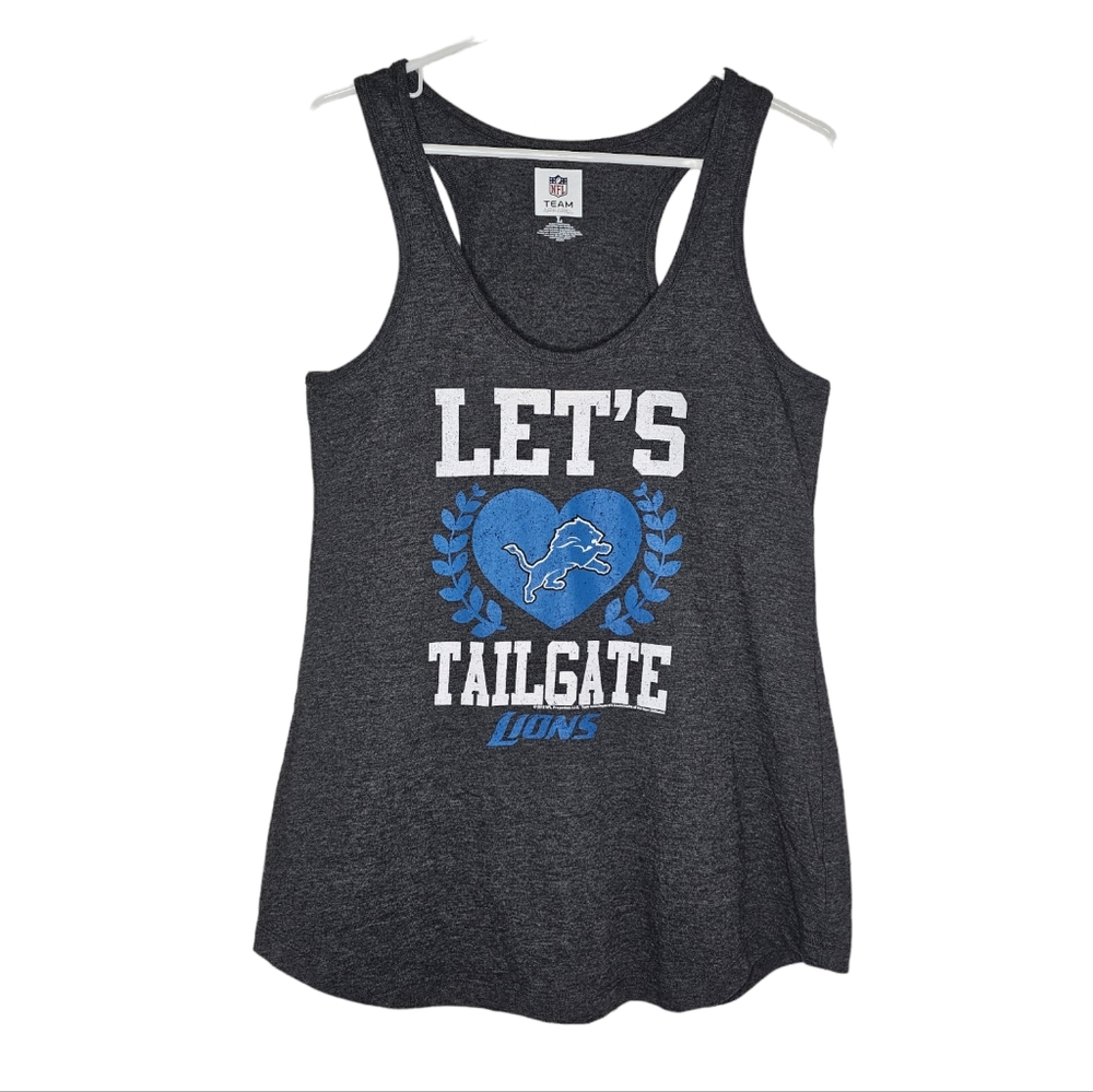 NFL Lions Tailgate Tank Top Sz L